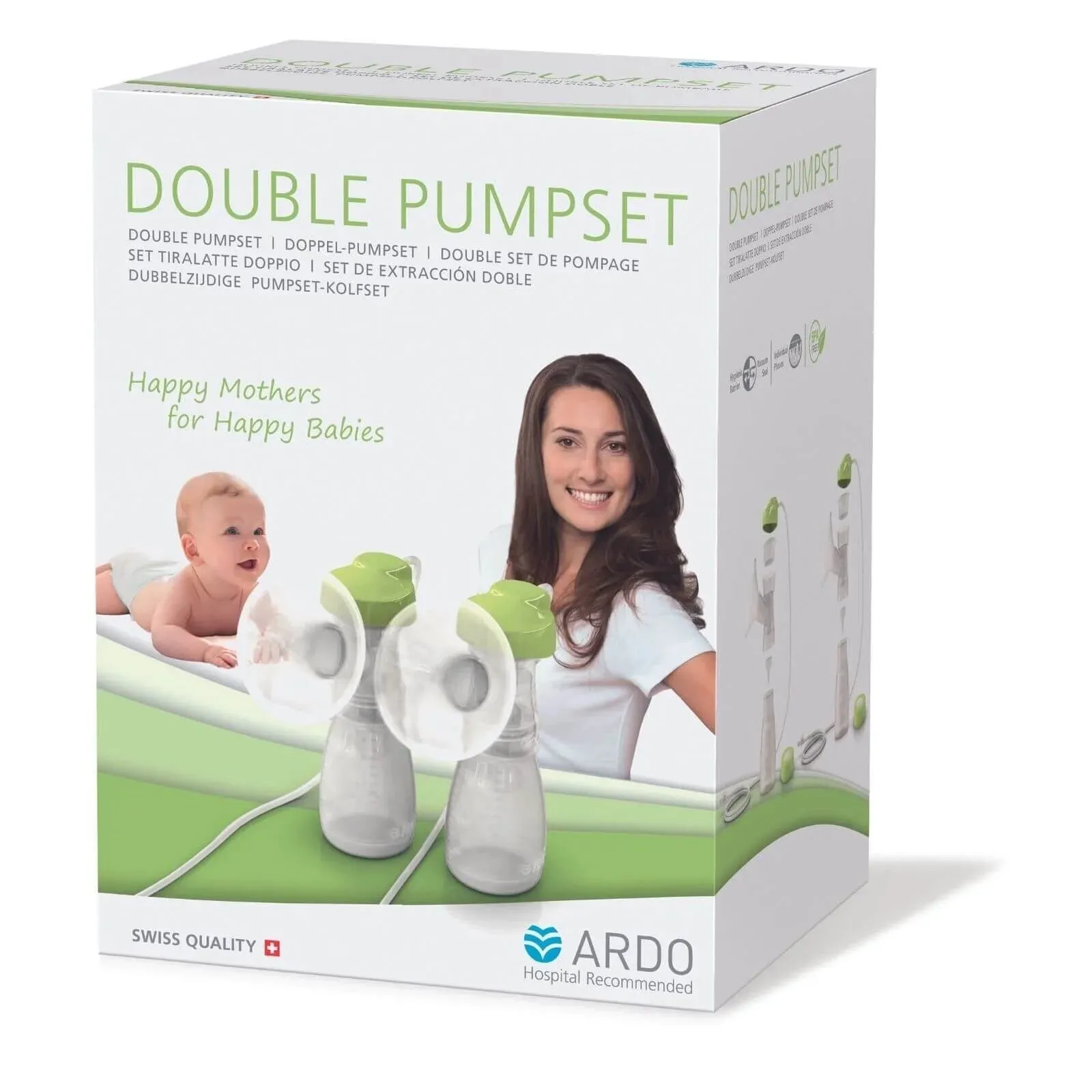 Ardo Double Manual Breast Pump Set for Calypso & Carum