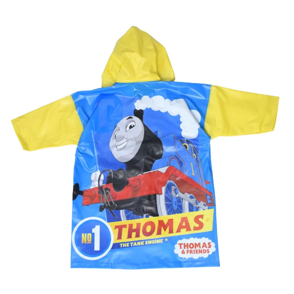 Blue Thomas & Friends Engine Half Sleeves Raincoat