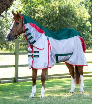 Buster Stay-Dry Super Lite Fly Rug with Surcingles Green