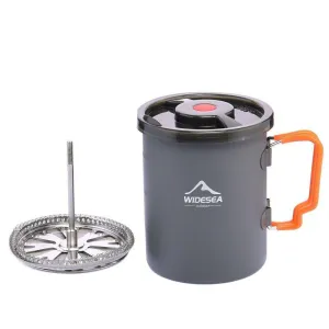 Camping Coffee Pot with French Press