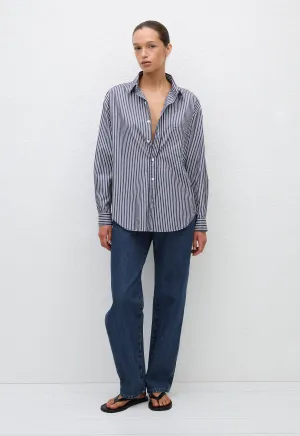 Classic Stripe Shirt - Navy Stripe