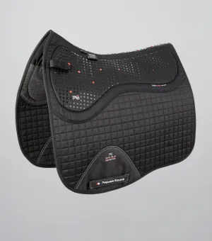 Close Contact Tech Grip Pro Anti-Slip Saddle Pad - Dressage Square Black