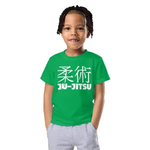 Comfortable Mobility: Boy's Short Sleeve Classic Jiu-Jitsu Rash Guard - Jade