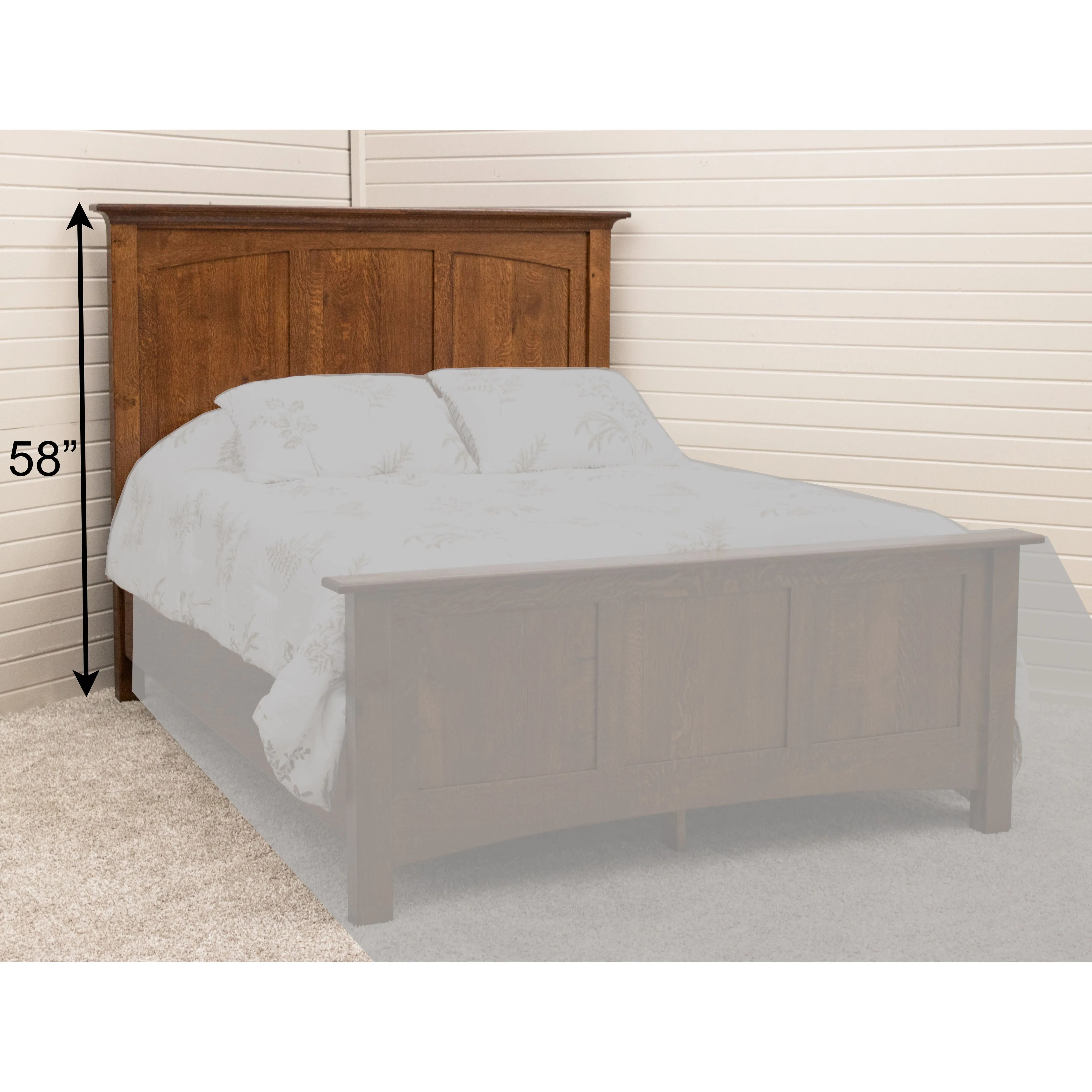 DCF Mission Solid Wood Headboard Only