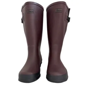 Extra Wide Calf Brown Rain Boots - Fit 16 to 20 inch Calf - Wide in Foot and Ankle