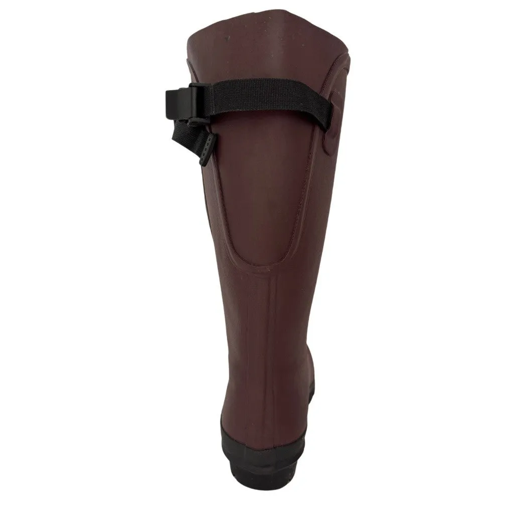 Extra Wide Calf Brown Rain Boots - Fit 16 to 20 inch Calf - Wide in Foot and Ankle