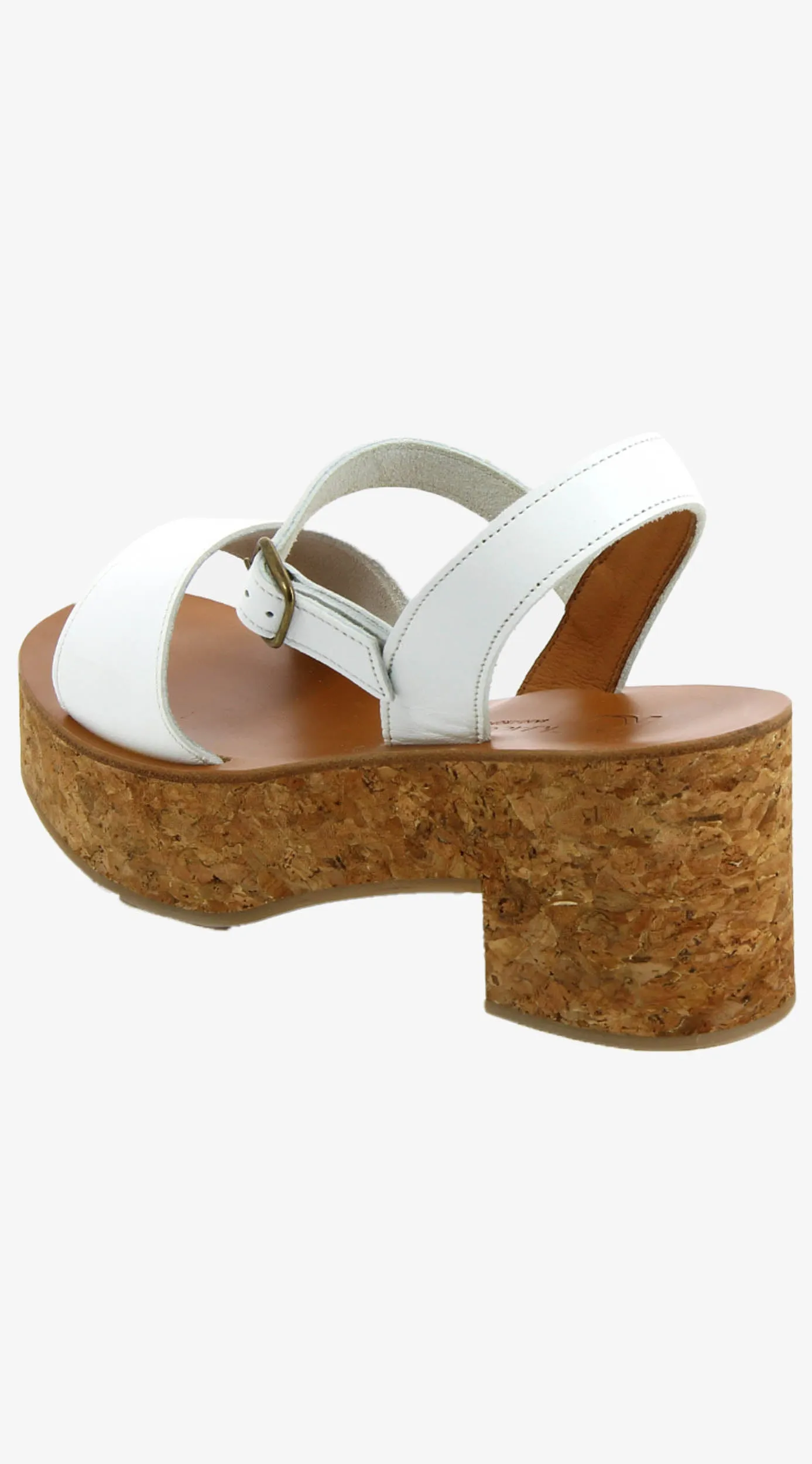 Florentin Blanc Platform Sandals