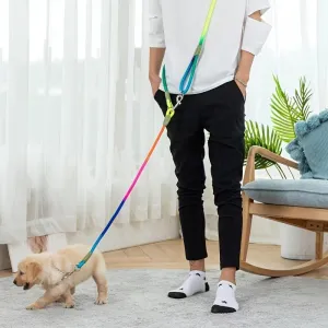 Hands-Free Reflective Bungee Dog Leash - Adjustable and Comfortable