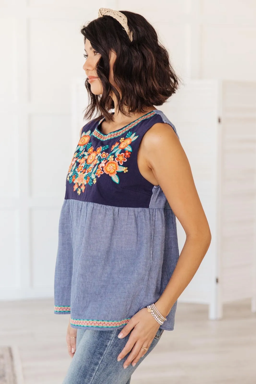 Harmony Top in Blue