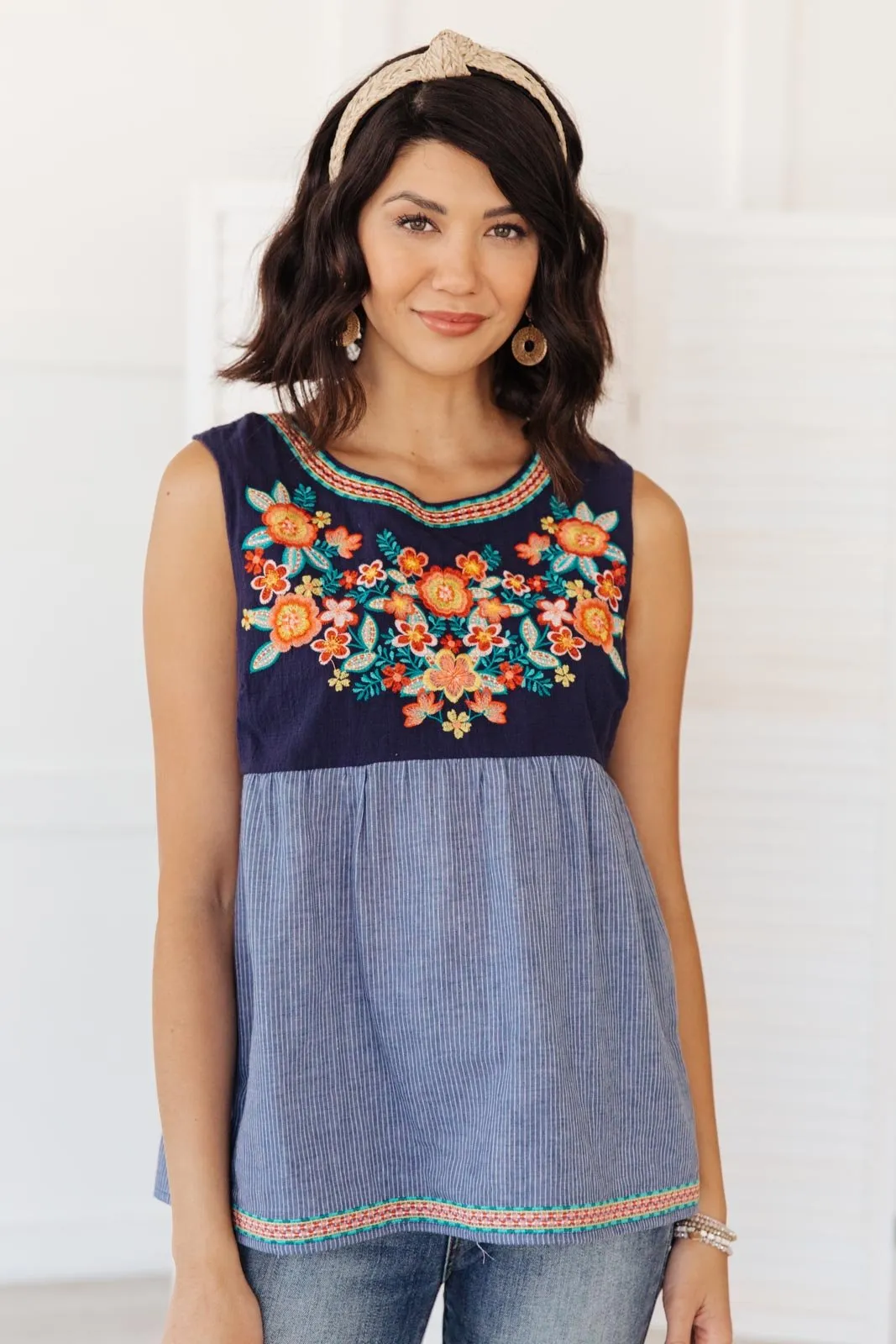 Harmony Top in Blue