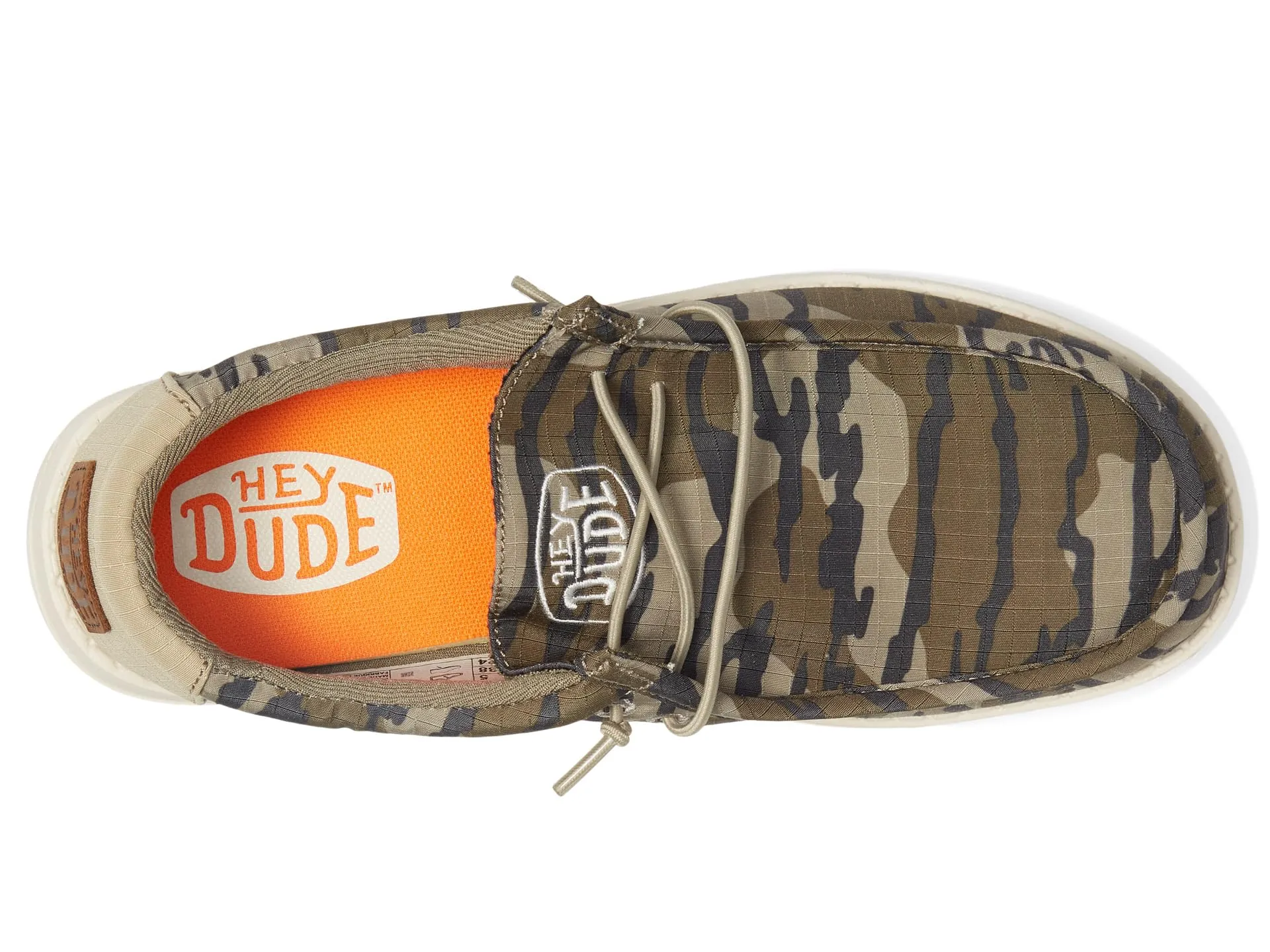 Hey Dude Wally Mossy Oak Original Bottomland Loafers (Little Kid/Big Kid), camouflage