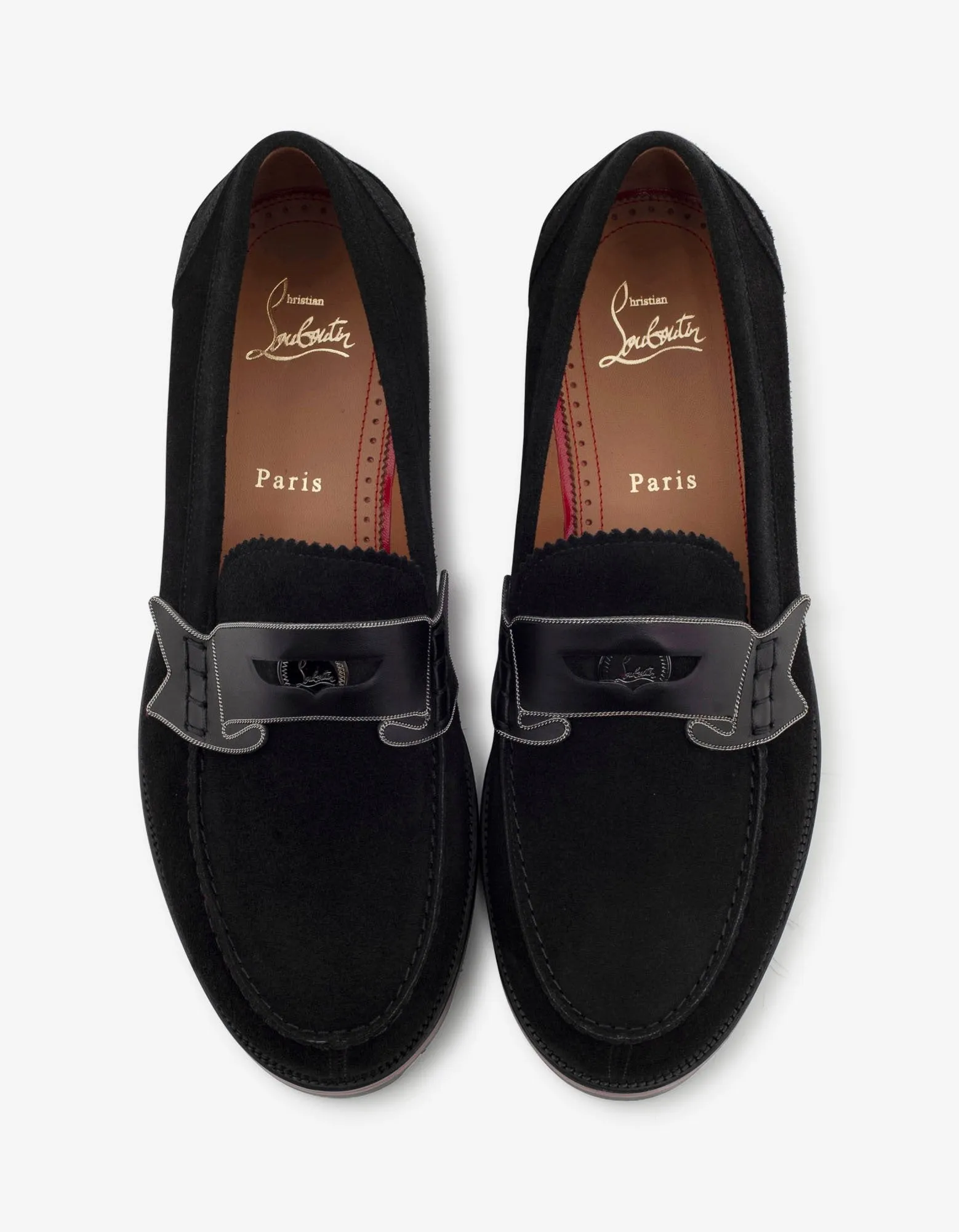 Monocroc Black Crosta Wax Penny Loafers