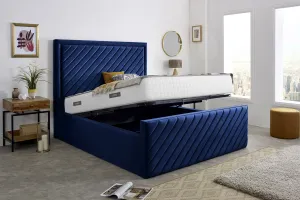 Oxford Upholstered Ottoman Bed