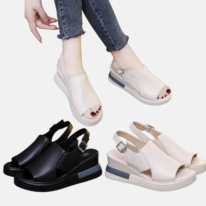 Stylish Medium Heel Sandals that Hide Bunions