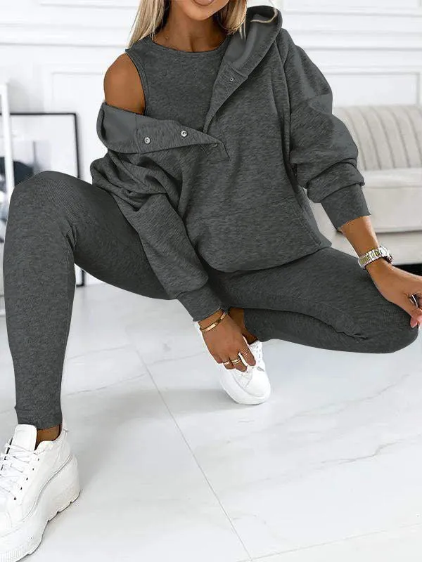 Sutton - Comfortable Sweatshirt Suit