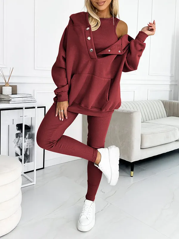 Sutton - Comfortable Sweatshirt Suit