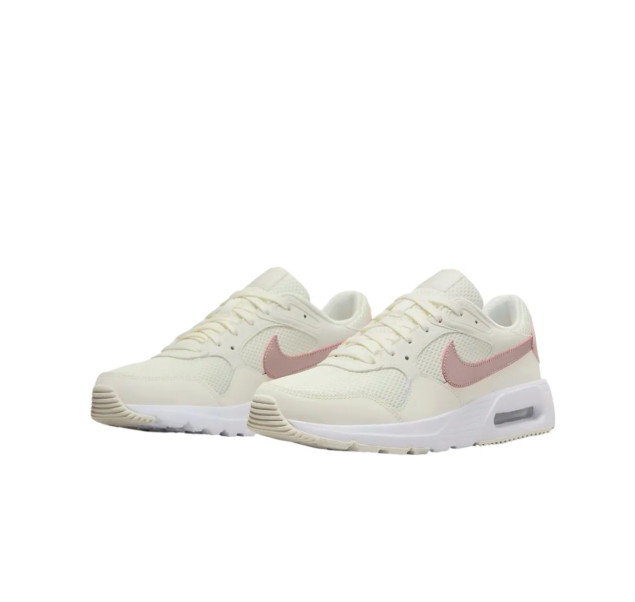 Womens Nike Air Max Sc Se Sail/ Pink Oxford Athletic Shoes